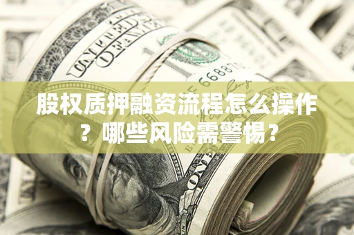 武汉股权质押融资流程怎么操作？哪些风险需警惕？