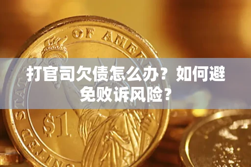 武汉打官司欠债怎么办？如何避免败诉风险？