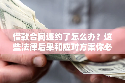 武汉借款合同违约了怎么办？这些法律后果和应对方案你必须知道