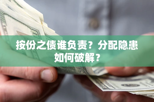 武汉按份之债谁负责？分配隐患如何破解？