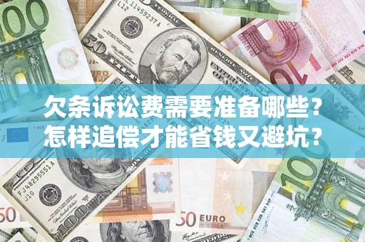 武汉欠条诉讼费需要准备哪些？怎样追偿才能省钱又避坑？