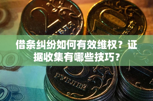 武汉借条纠纷如何有效维权？证据收集有哪些技巧？