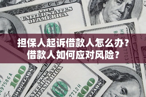 武汉担保人起诉借款人怎么办？借款人如何应对风险？