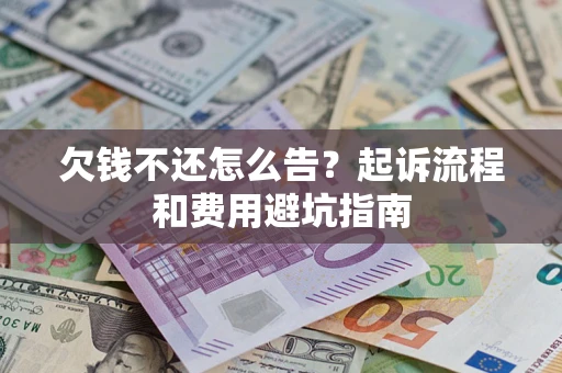武汉欠钱不还怎么告？起诉流程和费用避坑指南